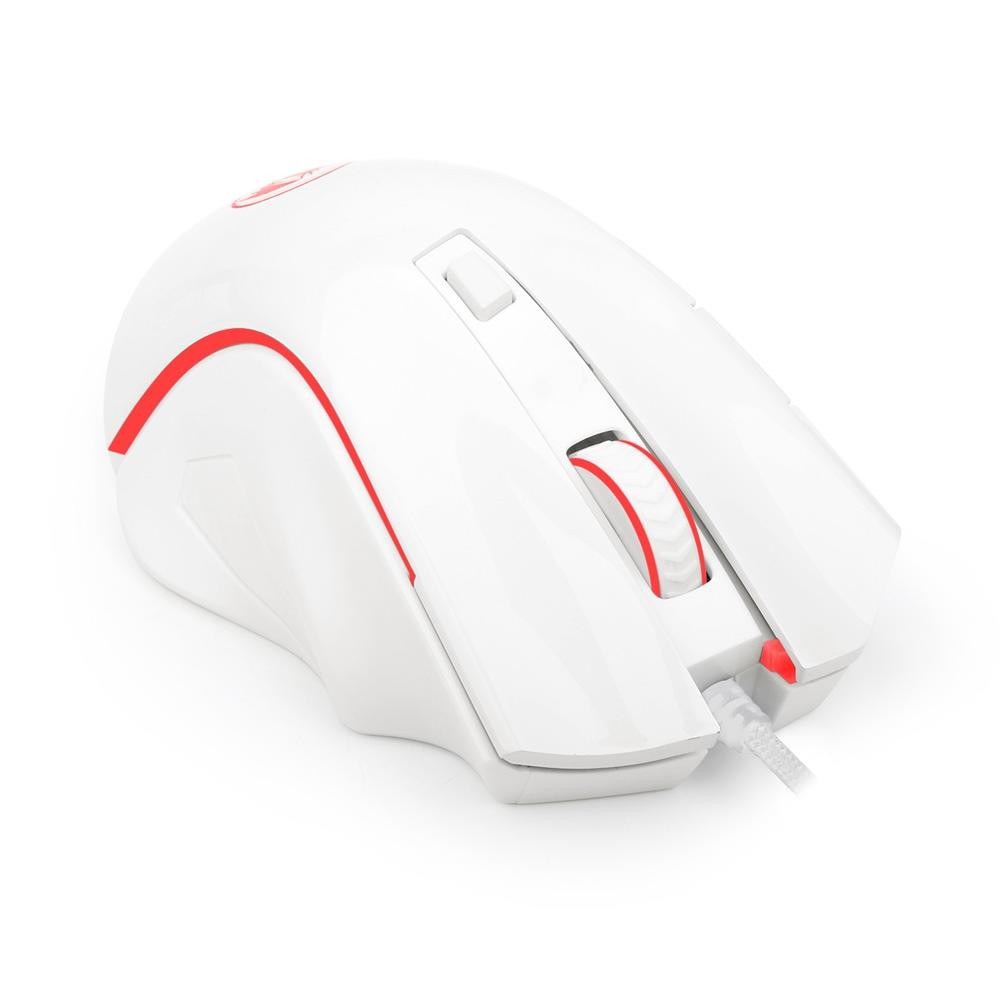 Mouse Gamer Redragon Nothosaur M606W, 3200DPI, Com LED, Branco 