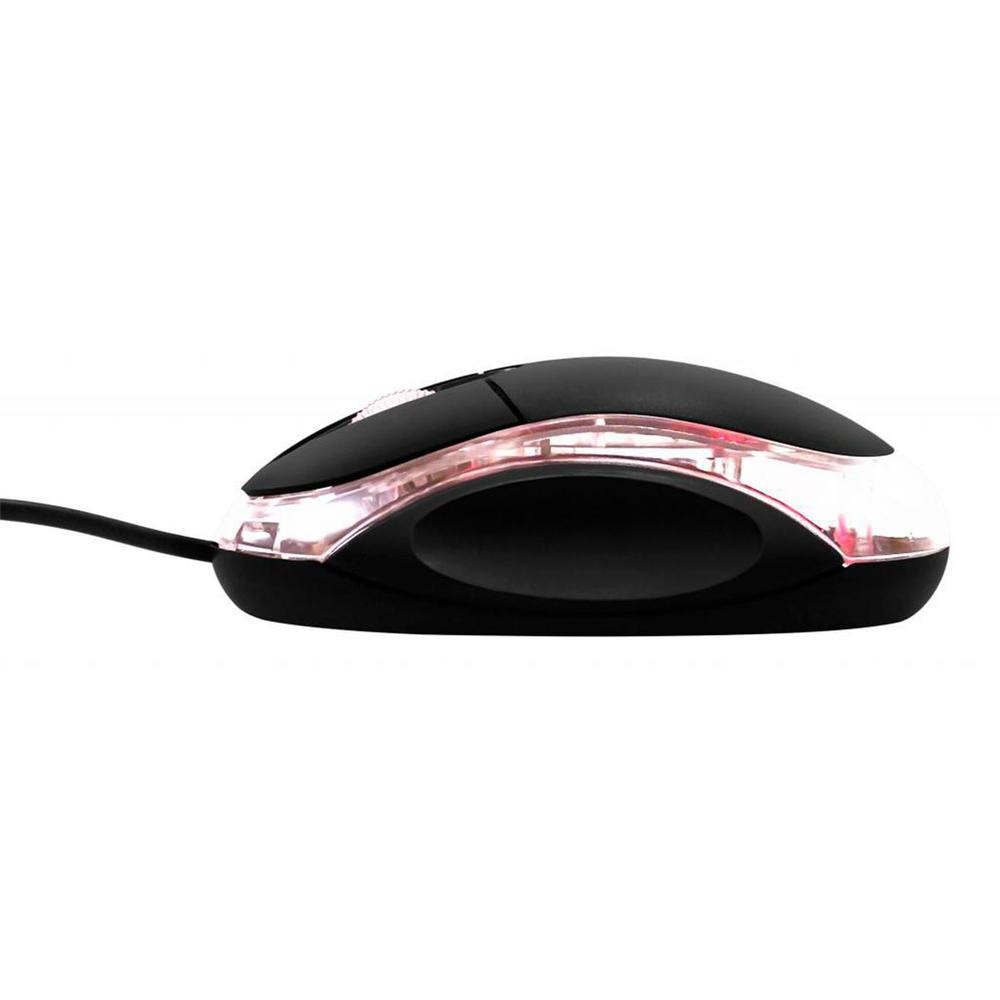 Mouse Pixxo Mol033, USB, 1200DPI, Preto