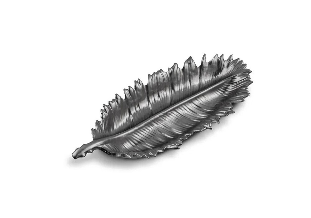 Centro De Mesa Silver Leaf Up Home - UD356