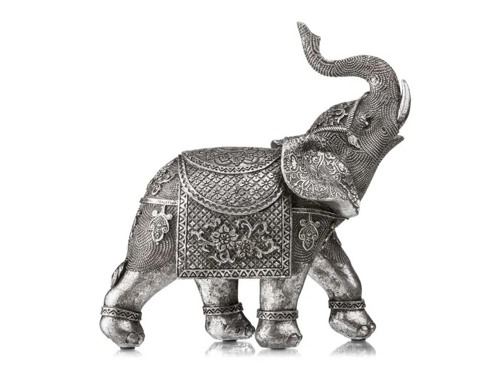 Elefante Decorativo Raj Poliresina Uphome - UD350