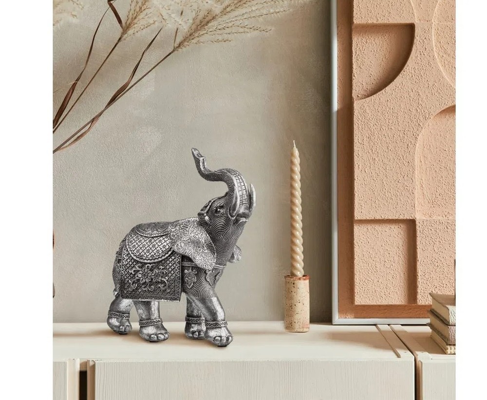 Elefante Decorativo Raj Poliresina Uphome - UD350