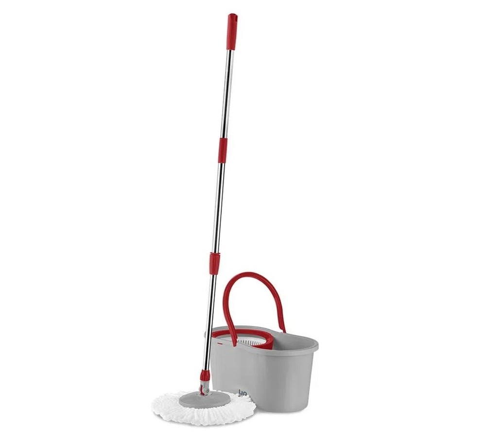 Mop Giratório 12 Litros com Refil de Microfibra Up Home - UD259