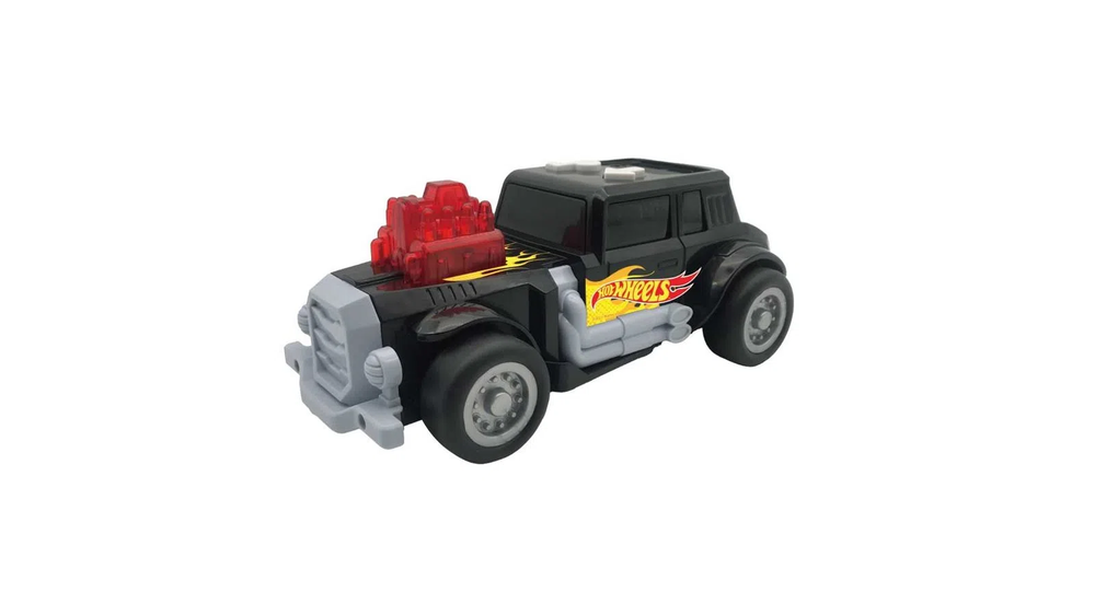 Hot Wheels Carros Hot Rod Preto com Luz e Som Multikids BR1823