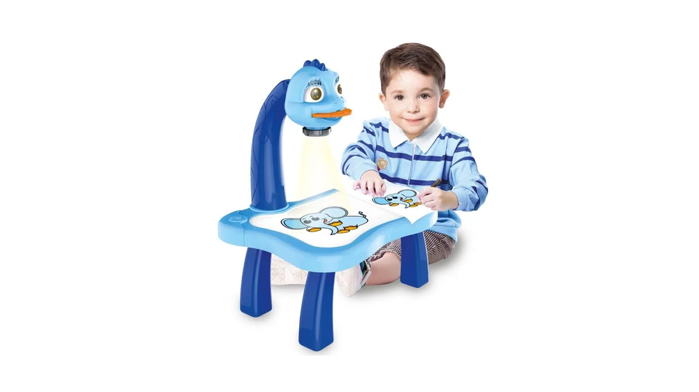 Mesa Projetora Para Desenhar Azul Play e Learn Multikids BR1600