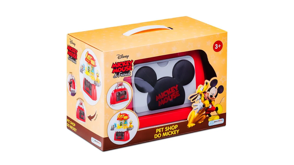 Maleta 3 em 1 Pet Shop do Mickey com Acessórios Multikids BR1571