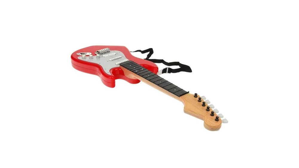 Guitarra Rock N Roll Vermelha Dó Ré Mi Fun Multikids BR1531