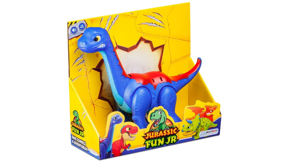 Jurassic Fun Junior Brontossauro com Som Multikids BR1470