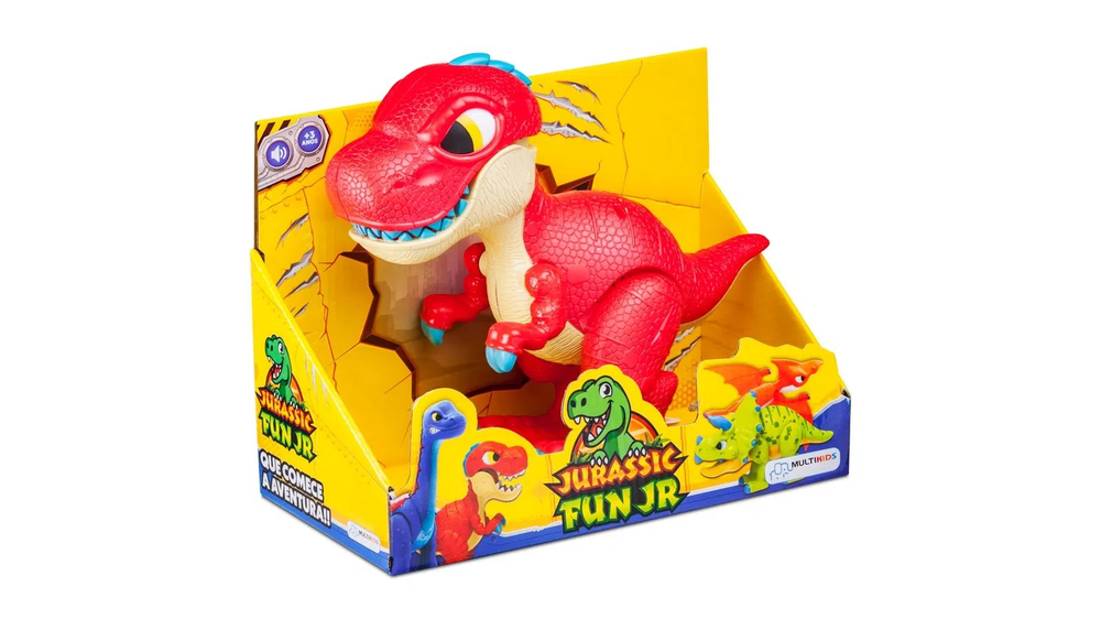 Jurassic Fun Junior T-Rex Com Som Multikids BR1468