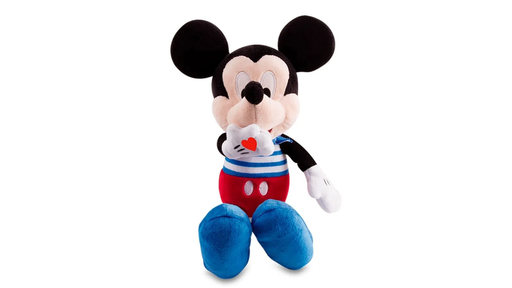 Pelúcia Disney Mickey Kiss Kiss com Mecanismo Multikids BR1449