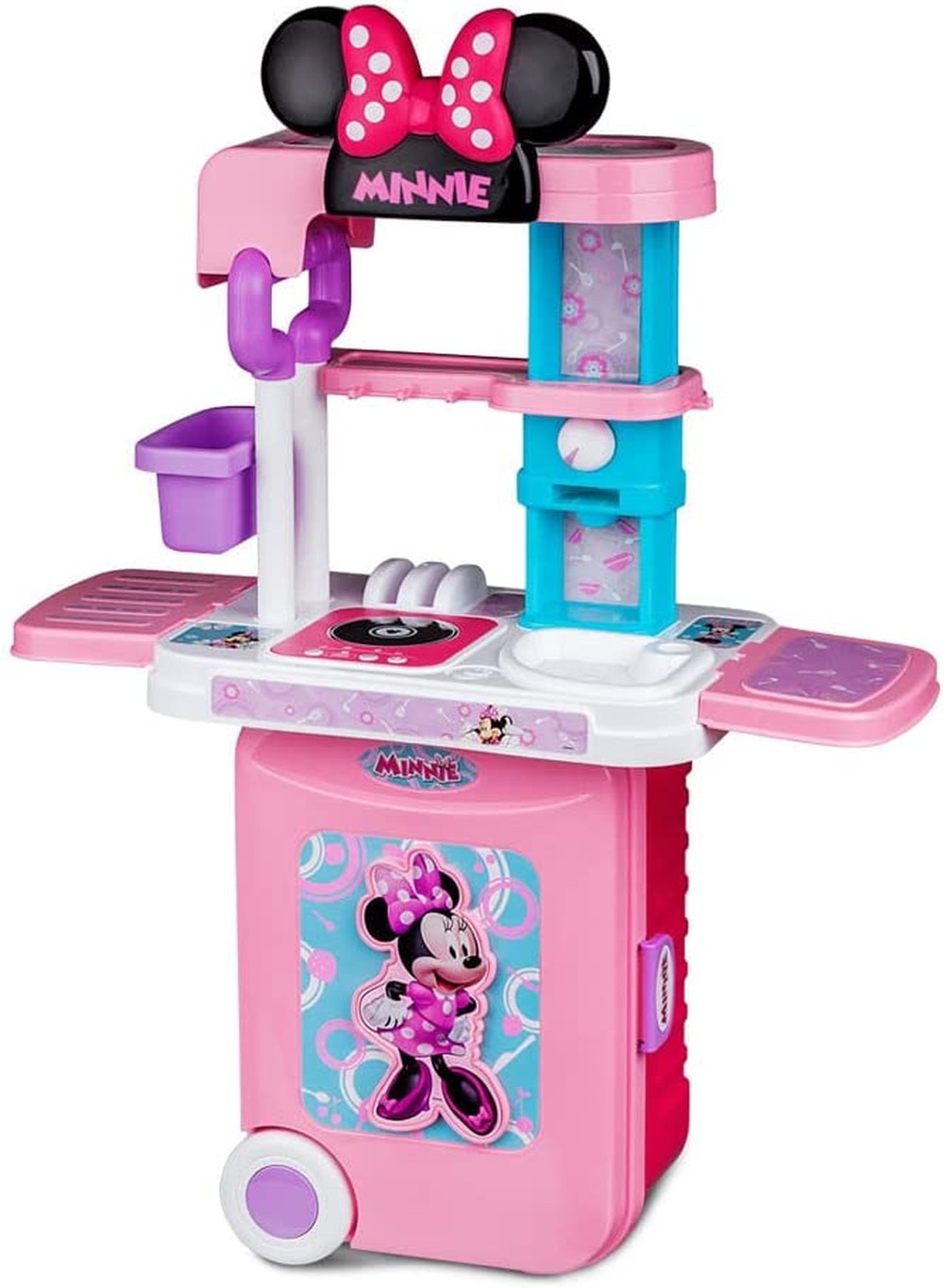 Maleta de Viagem Minnie Cozinha Playset 3 Em 1 Multikids BR1298