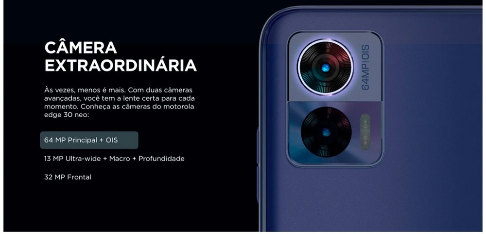 Smartphone Motorola Edge 30 Neo 256GB Lilás 5G Octa-Core 8GB RAM 6,3” Câm. Dupla + Selfie 32MP