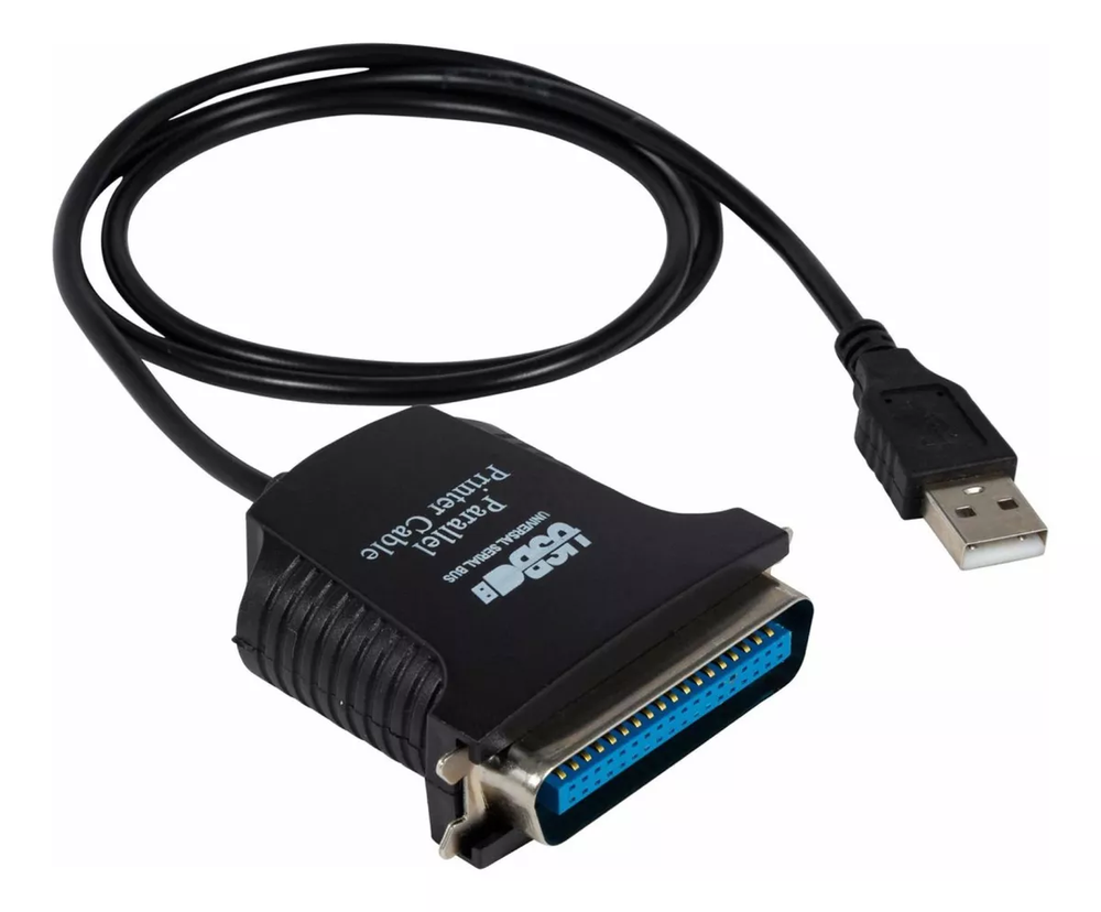 Cabo Paralelo Usb Ieee 1284 Impressora 36 Vias