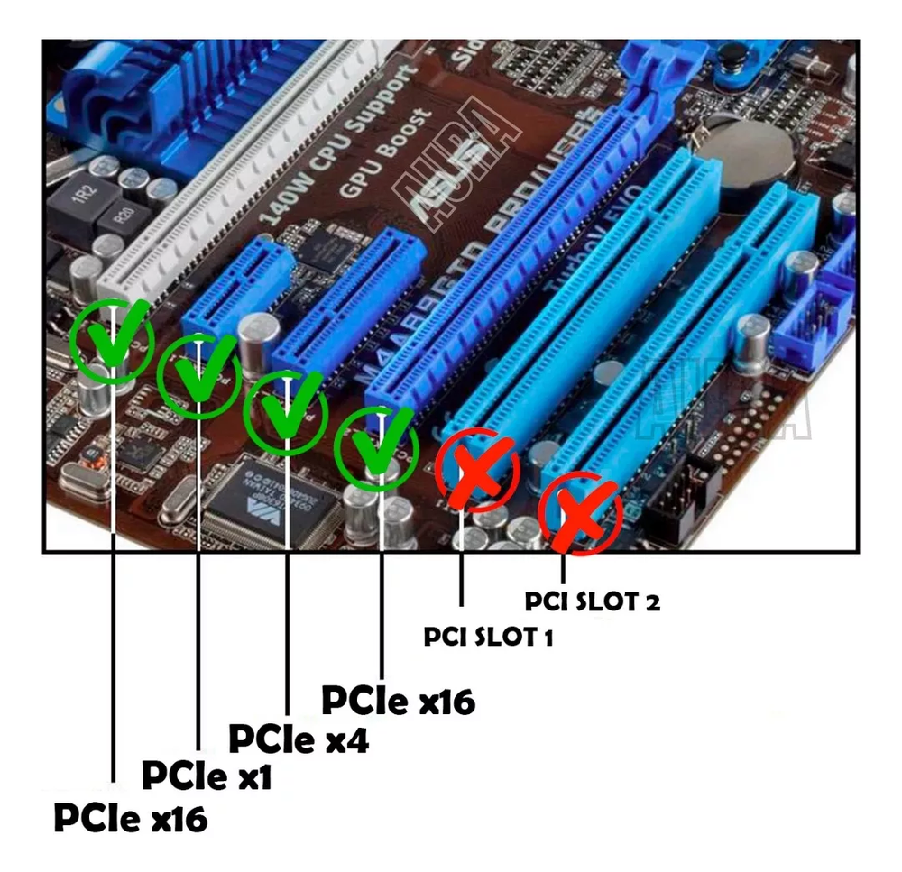 Placa De Rede Pci-express Pcie X1 10/100/1000 Mb/s Rj45 KP-T90B