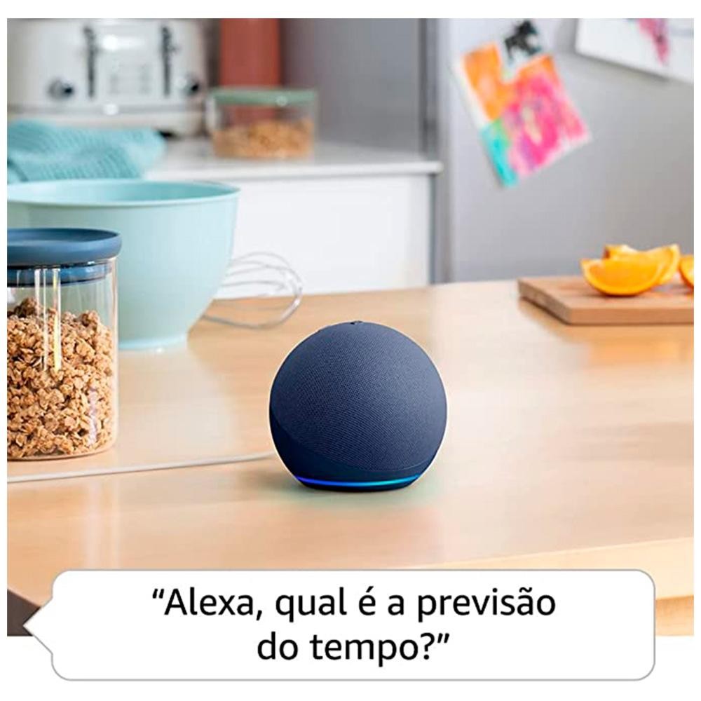 Echo Dot 5ª Geração Smart Speaker com Alexa Preta