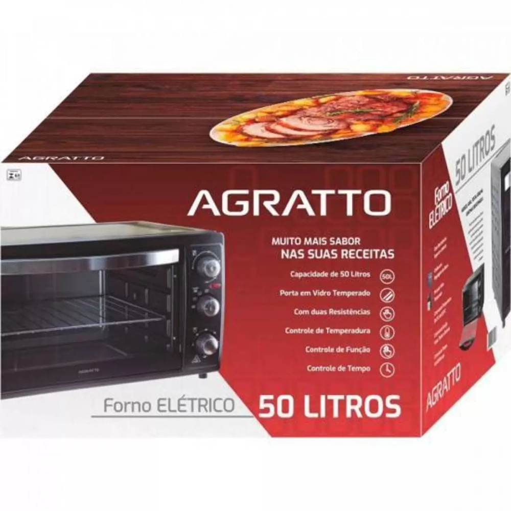 Forno Elétrico 50 Litros 220V FE50 AGRATTO