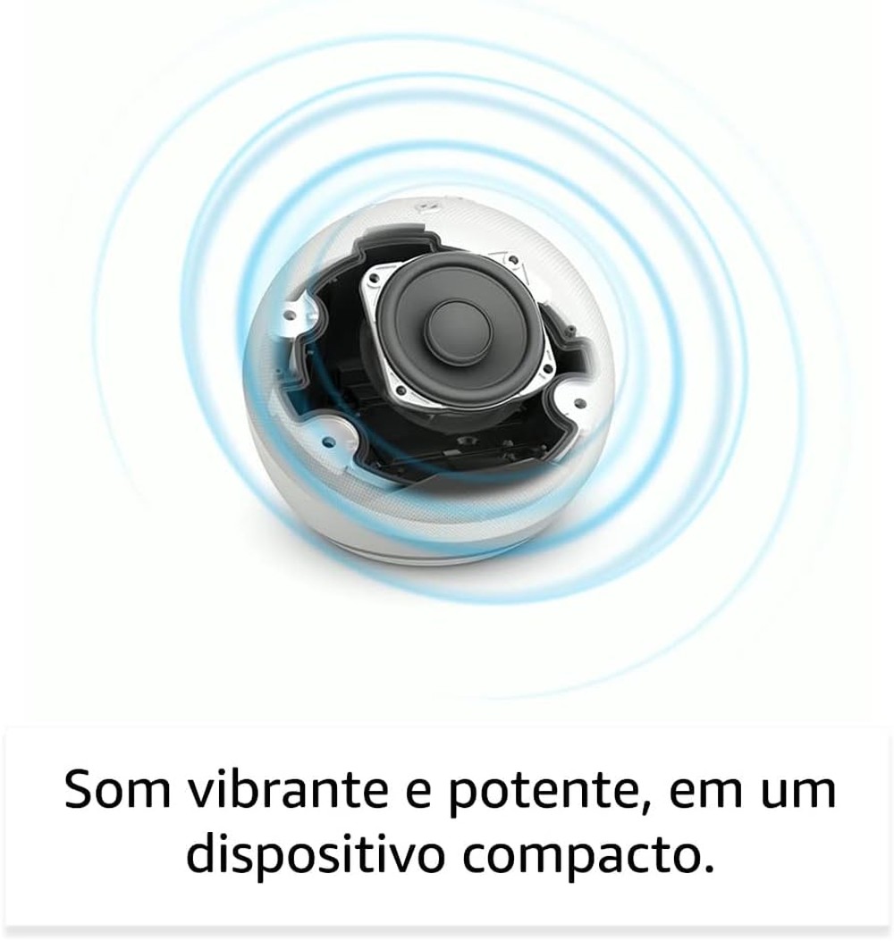 Echo Dot 5ª geração com Relógio | Smart speaker com Alexa | Cor Branca