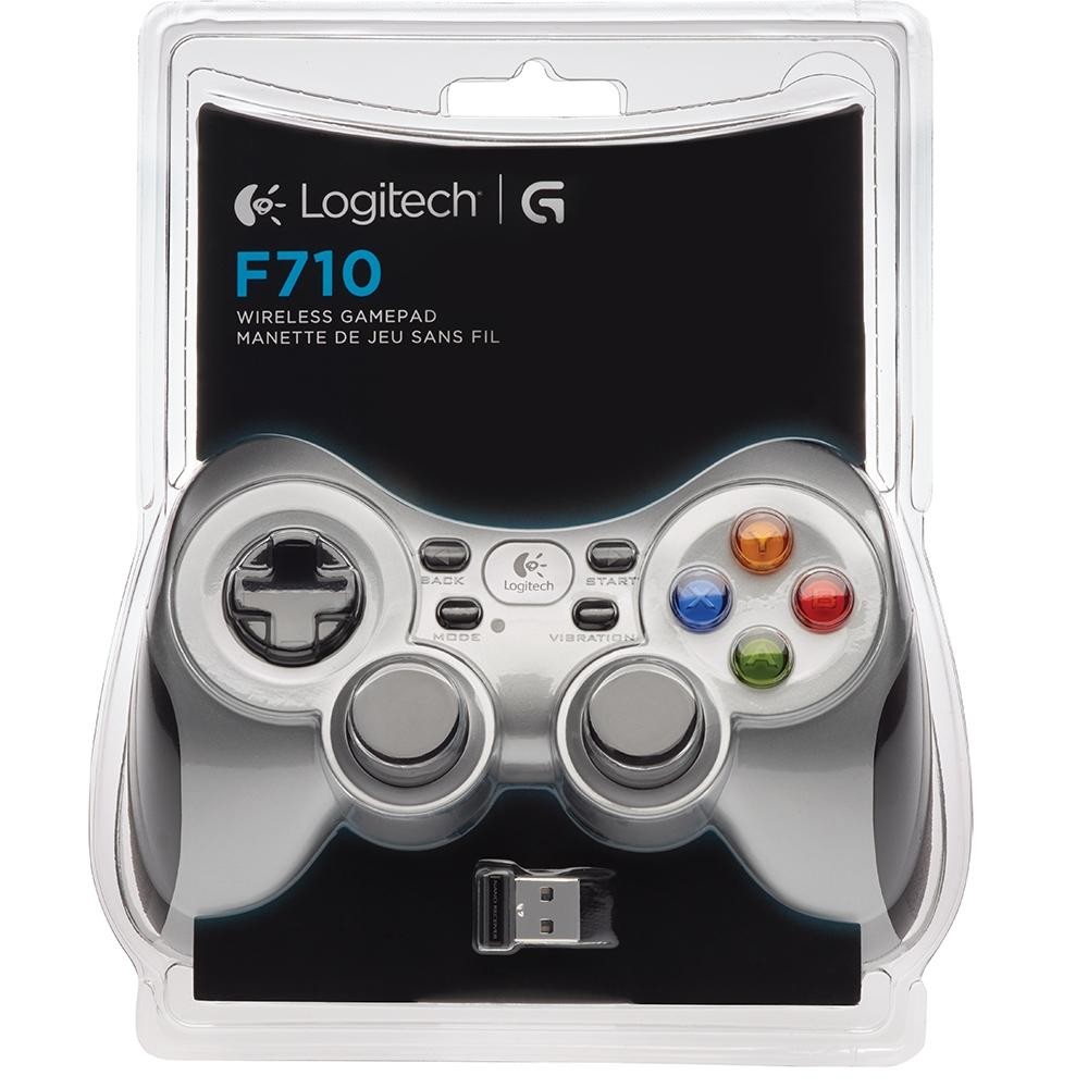 Controle de Jogos sem fio Logitech F710 para PC e TV