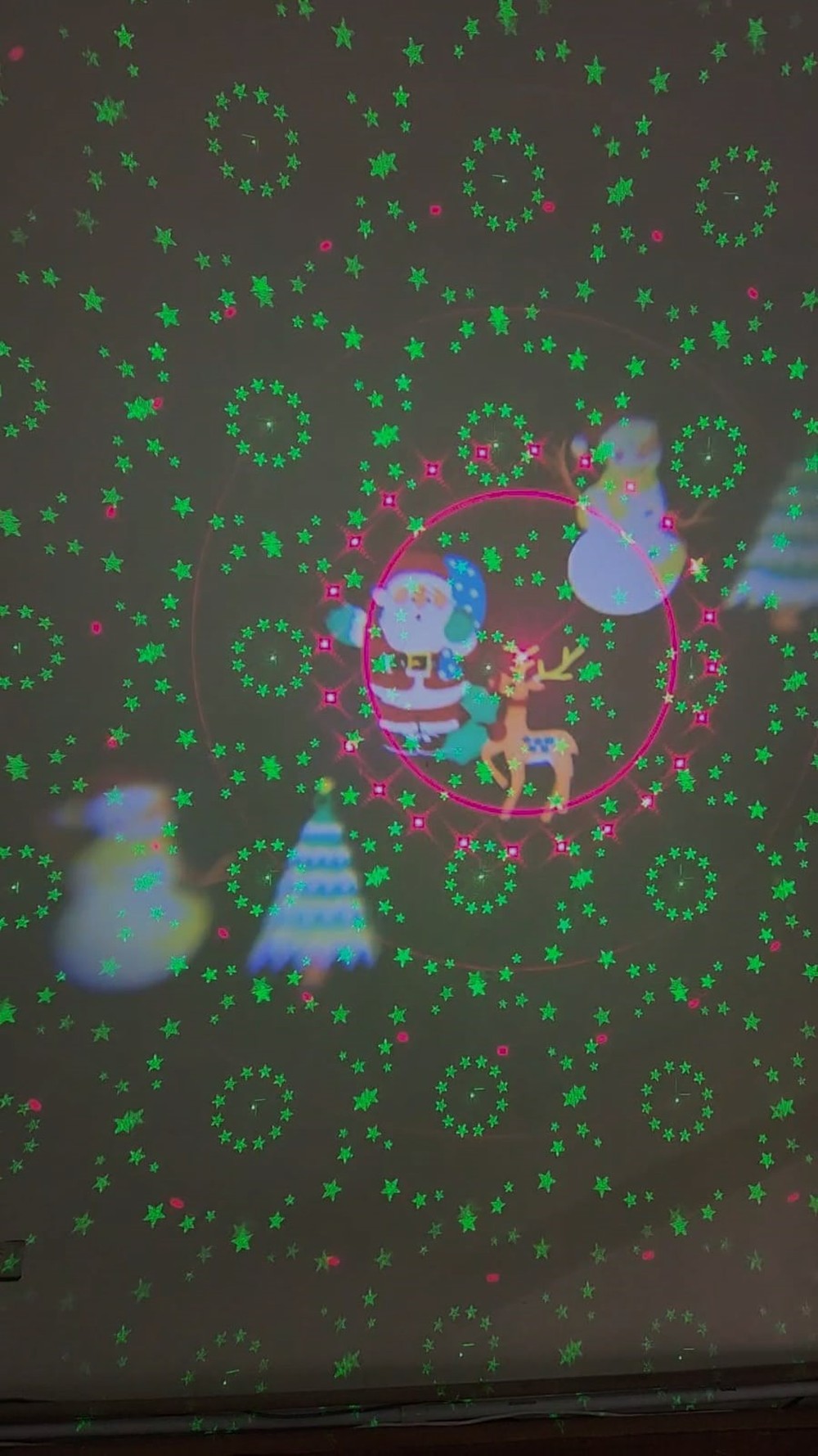 Laser Projetor De Led Natalino Decoração Natal Laser Refletor Maxbom