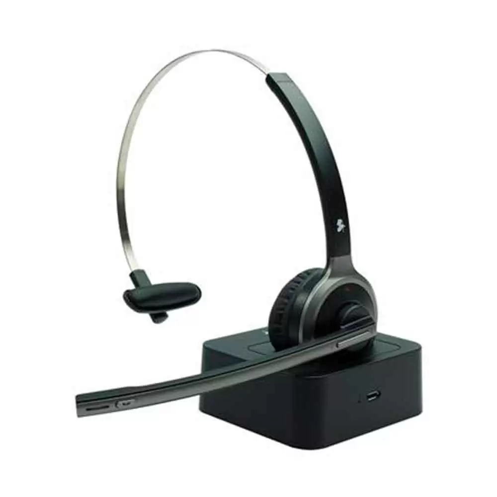 Headset Bluetooth 5+ Office Com Base De Recarga - Hs-202