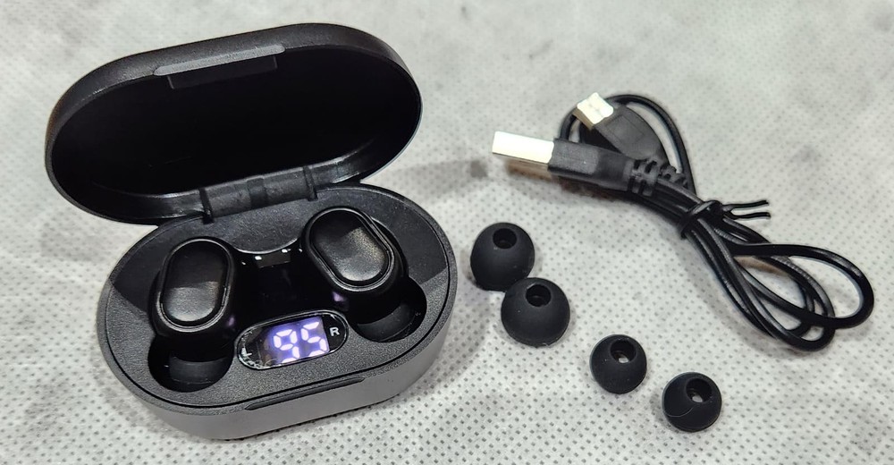 Fone de Ouvido sem Fio Estério Bluetooth 5.3 Fn-B05 Intra Auricular AGold