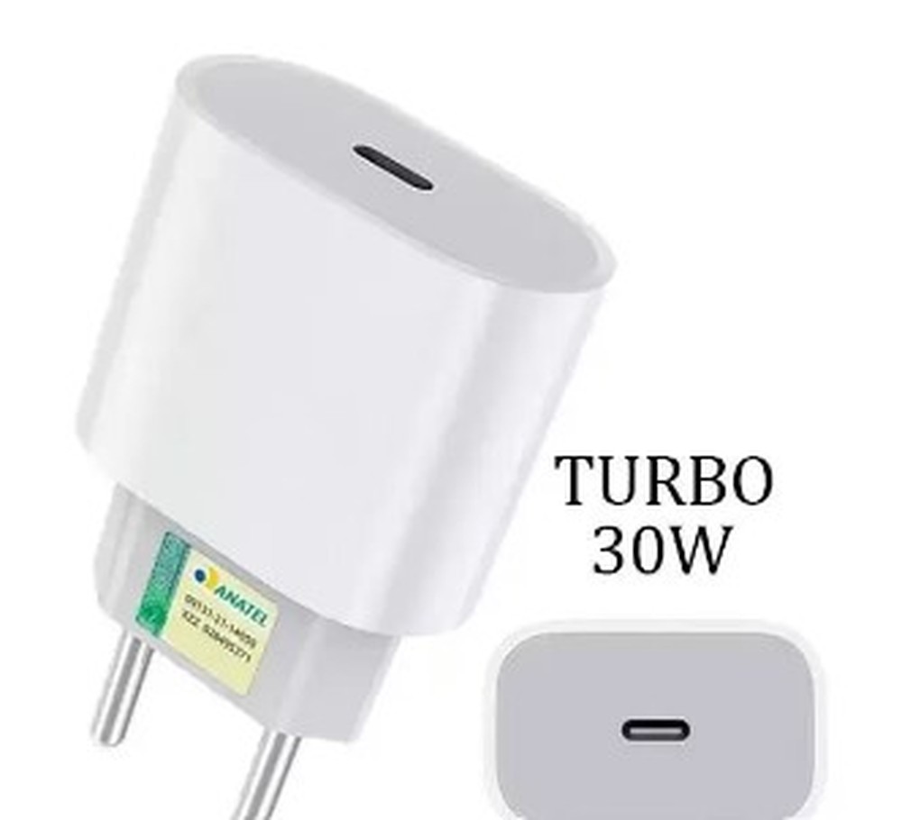 Fonte Carregadora USB-C Turbo 30w entrada Tipo C a'Gold CA31-4