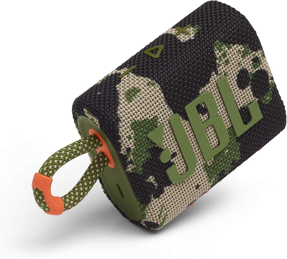 Caixa de som Bluetooth JBL GO3 Camuflada