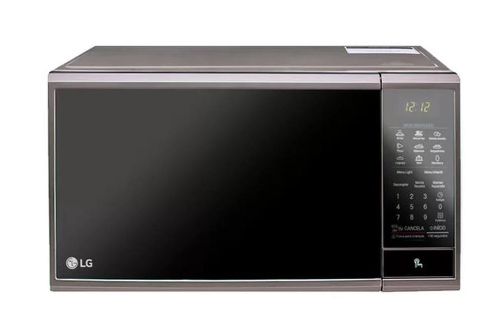Forno Micro-ondas Easy Clean LG, 30 Litros, 800W, Prata - MS3095LR 220V