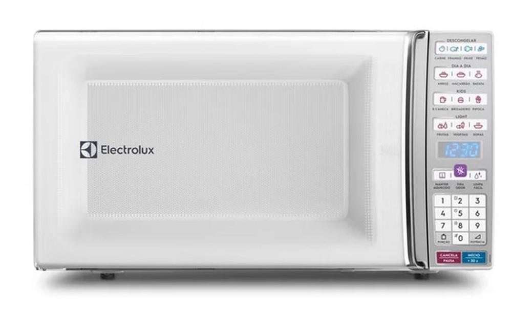 Micro-ondas Electrolux Branco com Função Tira Odor e Manter Aquecido 34L - MEO44 220V