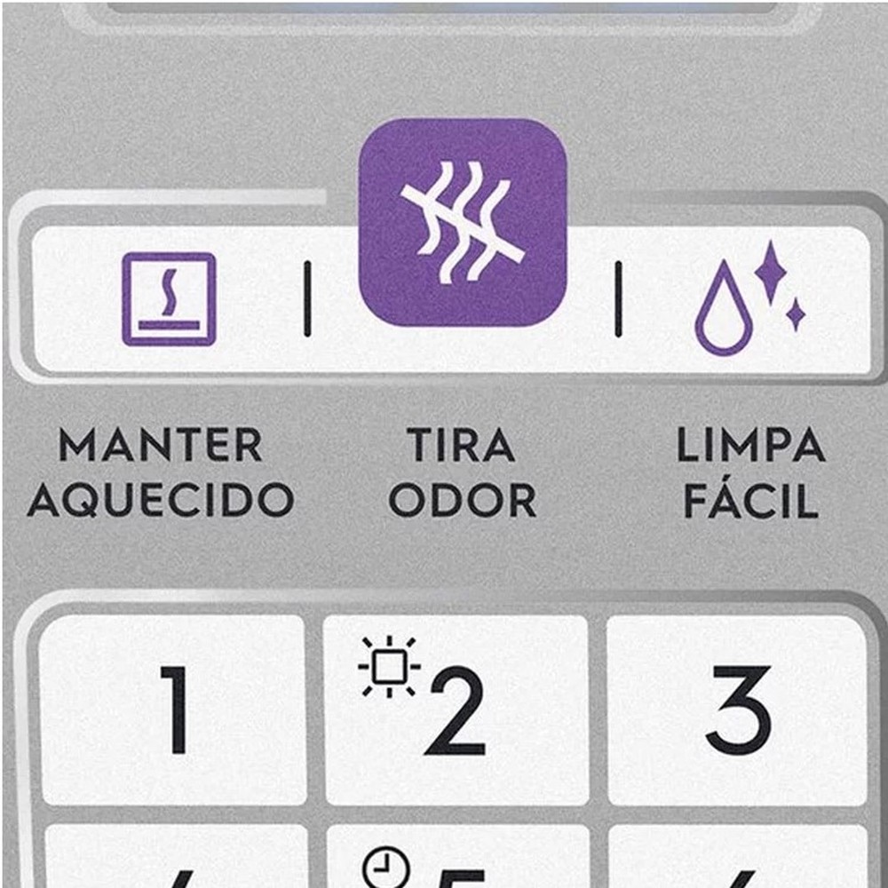 Micro-ondas Electrolux Branco com Função Tira Odor e Manter Aquecido 34L - MEO44 220V