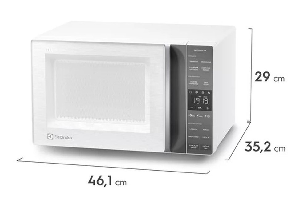 Micro-ondas Electrolux Efficient, 23 Litros, 4 Receitas, Branco - ME23B 220V