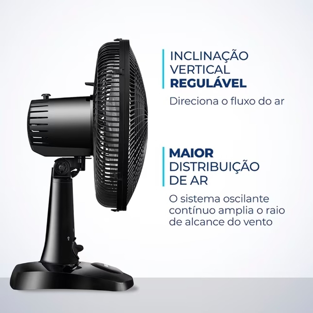 Ventilador 30cm VSP-30-B Mondial - Preto