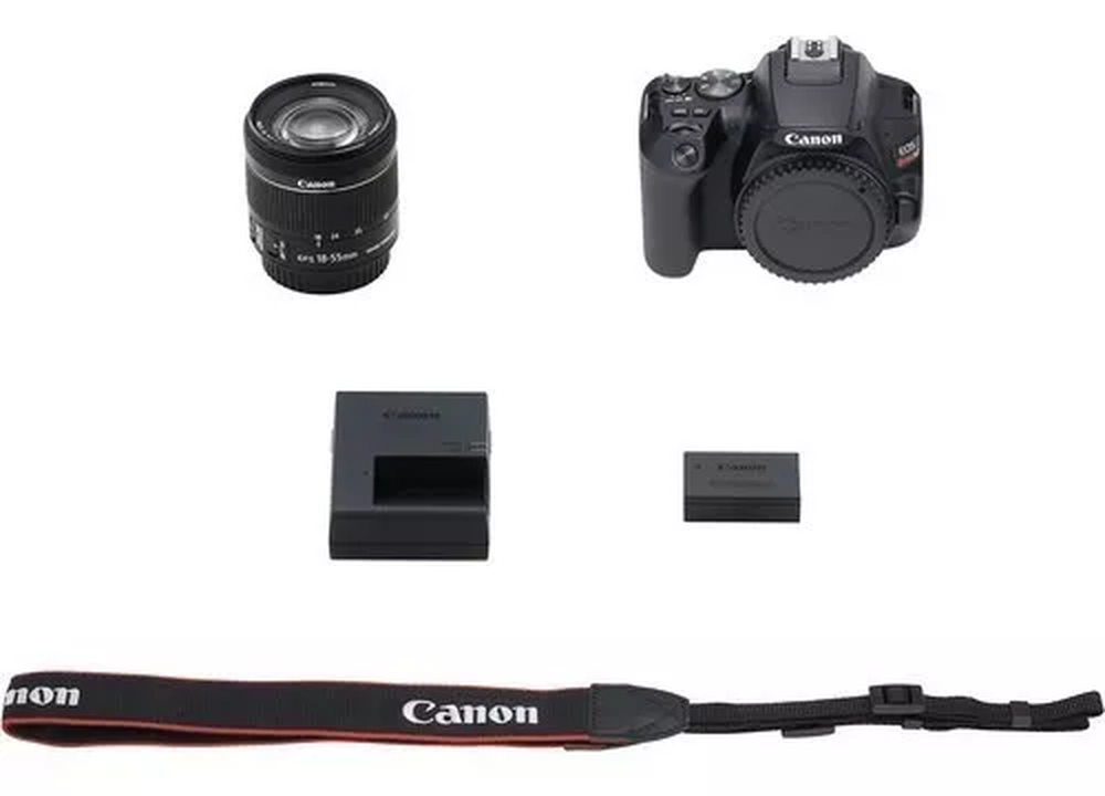 Canon EOS Rebel Kit SL3 com Lente 18-55mm IS STM DSLR cor preto 