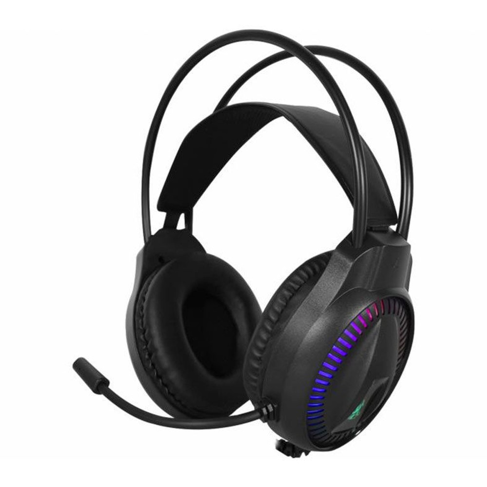 Headset Gamer K-mex Ar89 Rgb Surround 7.1 Usb Com Microfone