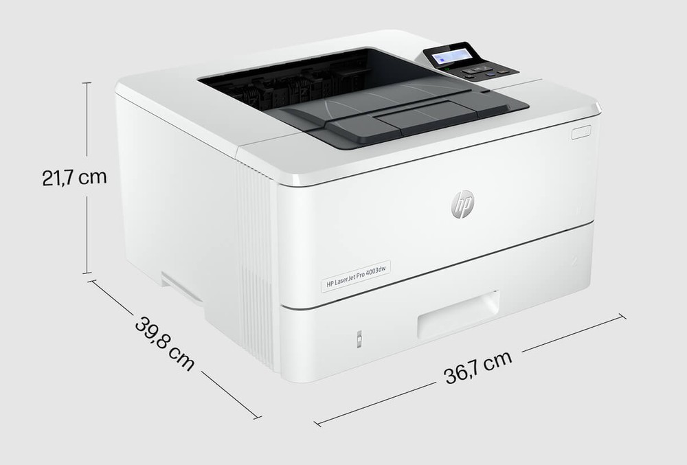 Impressora HP Laser Pro 4003DW Mono, Wifi, Bluetooth, Ethernet, USB, Branco