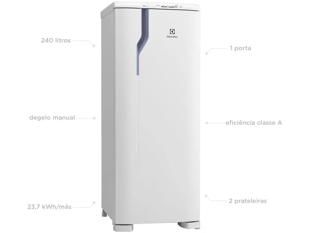 Geladeira/Refrigerador Electrolux 240L RE31 Branco 220V