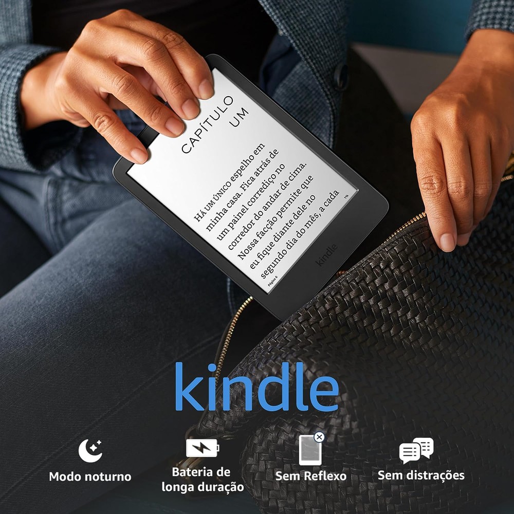 Kindle 11ª Geração, Mais leve, com resolução de 300 ppi e o dobro de armazenamento - Cor Preta