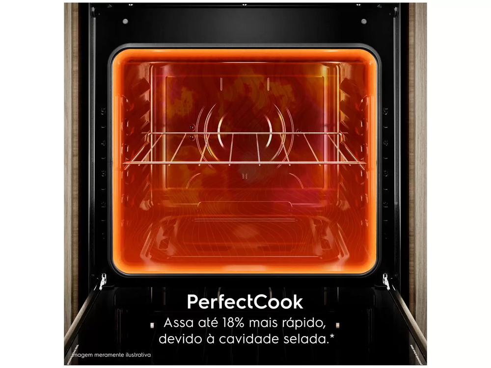 Fogão 5 Bocas Electrolux Preto - Acendimento Automático VaporBake FE5GP Bivolt