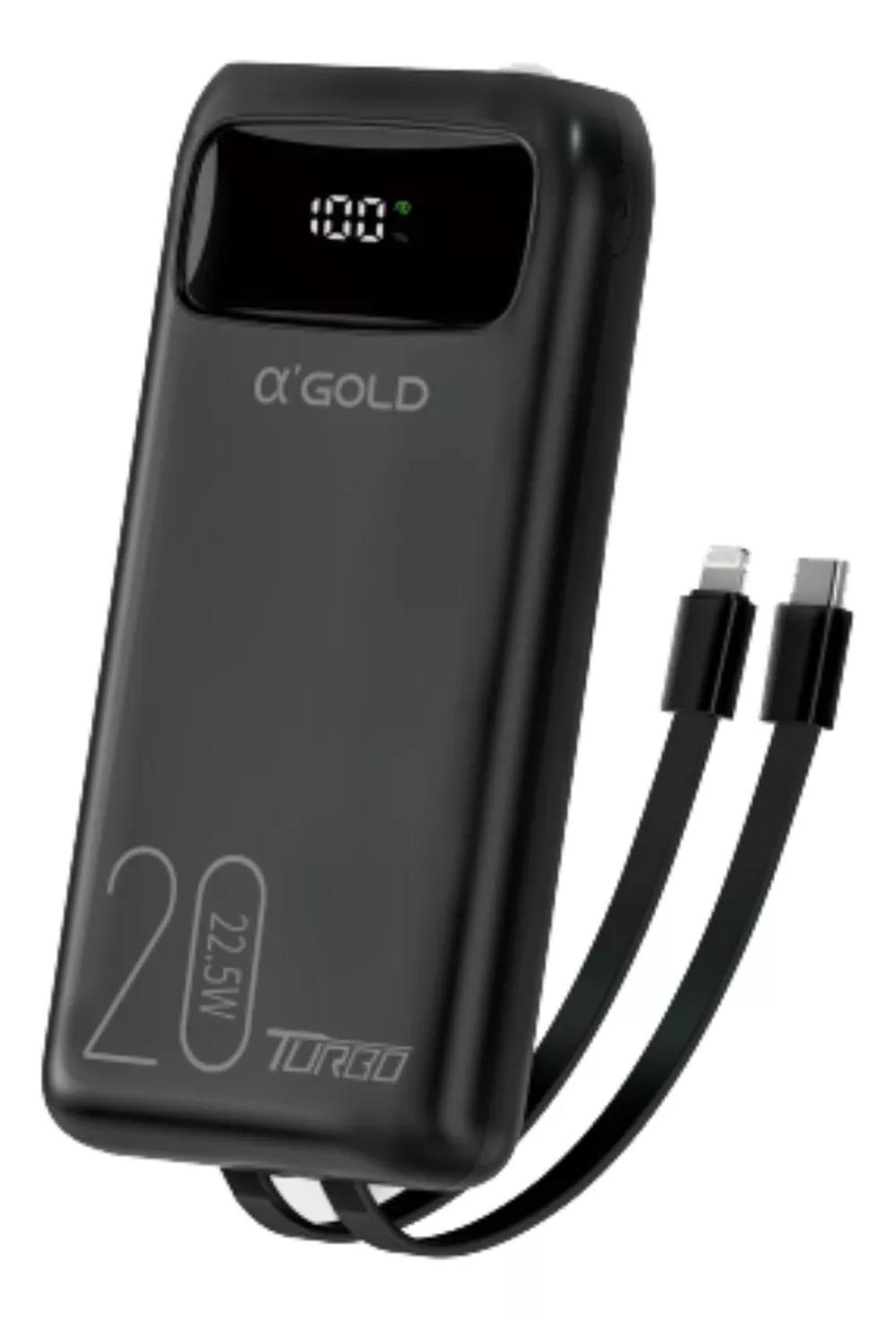 Carregador Portátil Power Bank 20000mah Turbo Android E Ios AGold BTE-38