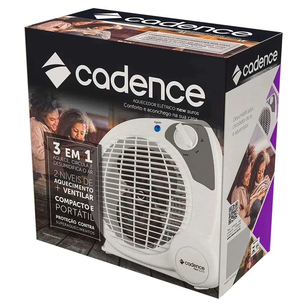 Aquecedor Cadence Termoventilador New Auros AQC422 220V