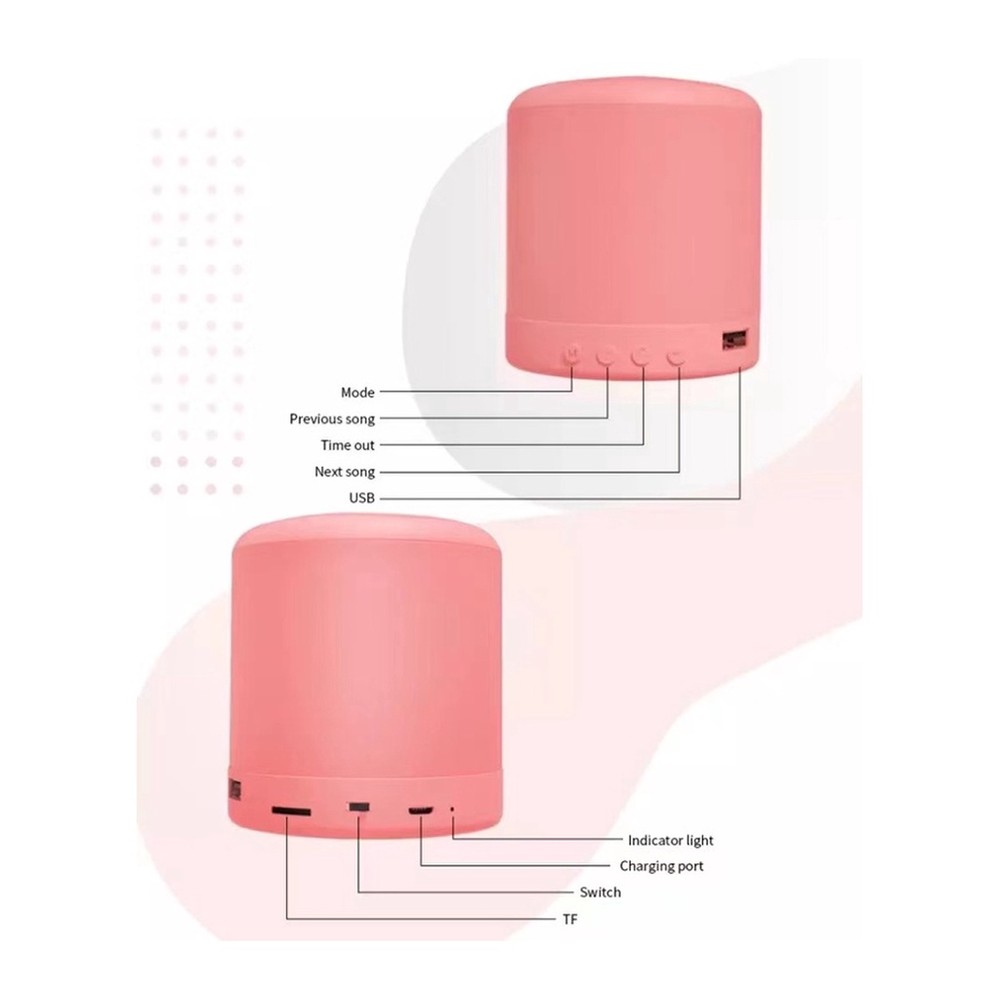 Mini Caixa De Som Portátil Bluetooth Sd - Usb - Aux - Fm Al-6885