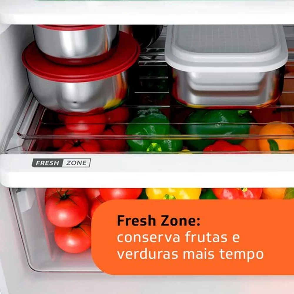 Geladeira Brastemp Frost Free Duplex 375L Branca BRM44HB 220V