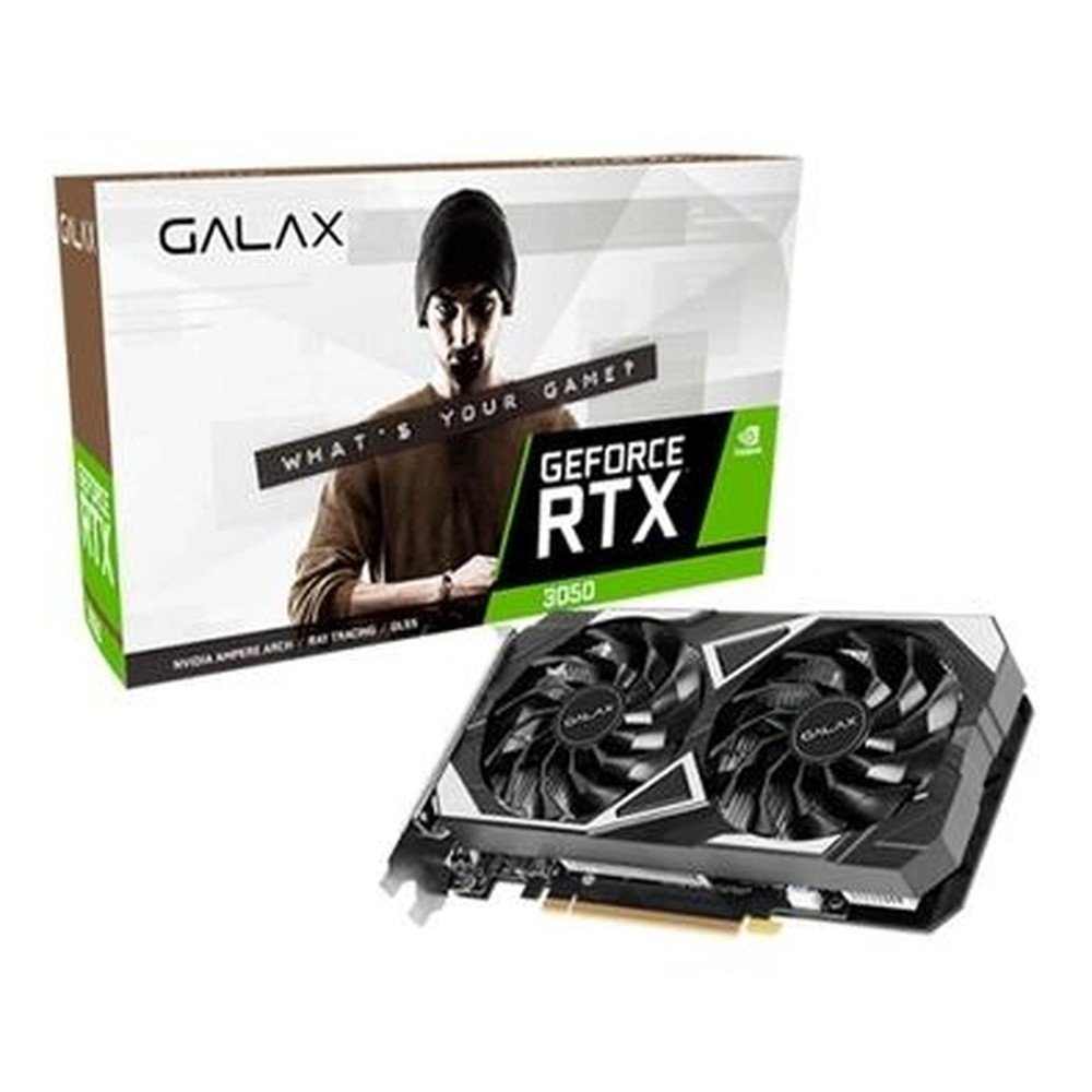 Placa de vídeo RTX 3050 EX Galax NVIDIA GeForce, 6GB GDDR6, 196Bits - HDMI/3X Displayport - 35NRLDMD9OEX