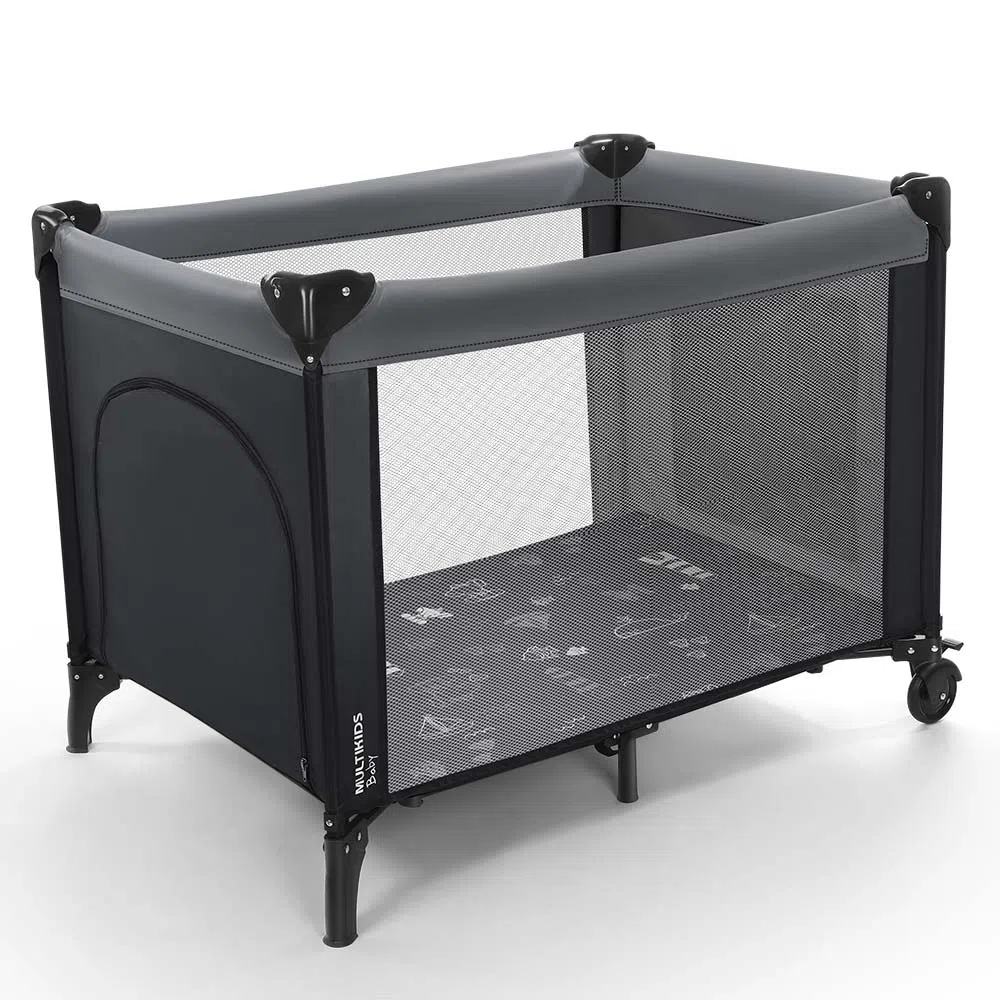 Berço Desmontável Lullaby 0-36M Preto Multikids Baby - BB417