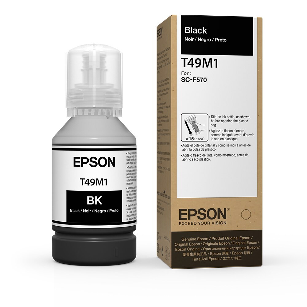 Tinta Garrafa Refil Ultrachrome Epson T49M120 Preto 140ML