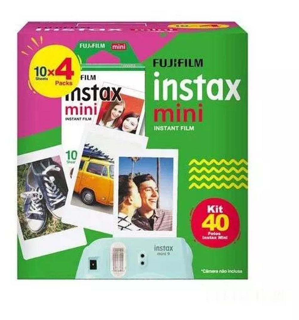 Filme Instantâneo Fujifilm Instax Mini 40 Fotos