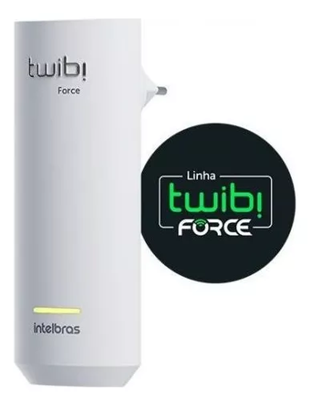 Extensor Mesh Wi-fi Dual Band Twibi Force Plug Branco Intelbras