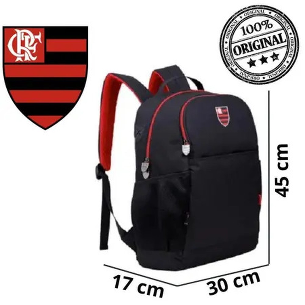 Mochila Esportiva Flamengo 03 - ref. 12036