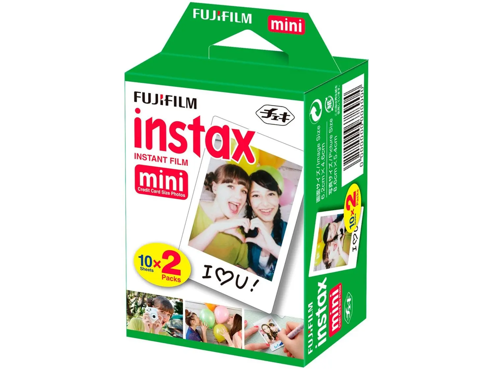 Filme Instantâneo Fujifilm Intax Mini 20 Fotos