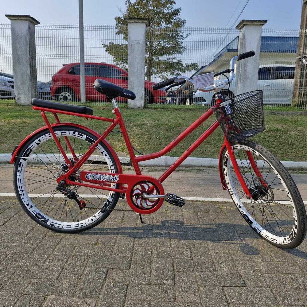 BICICLETA ARO 26 VERONA SPORT DISCO VERMELHO FIRE WRP