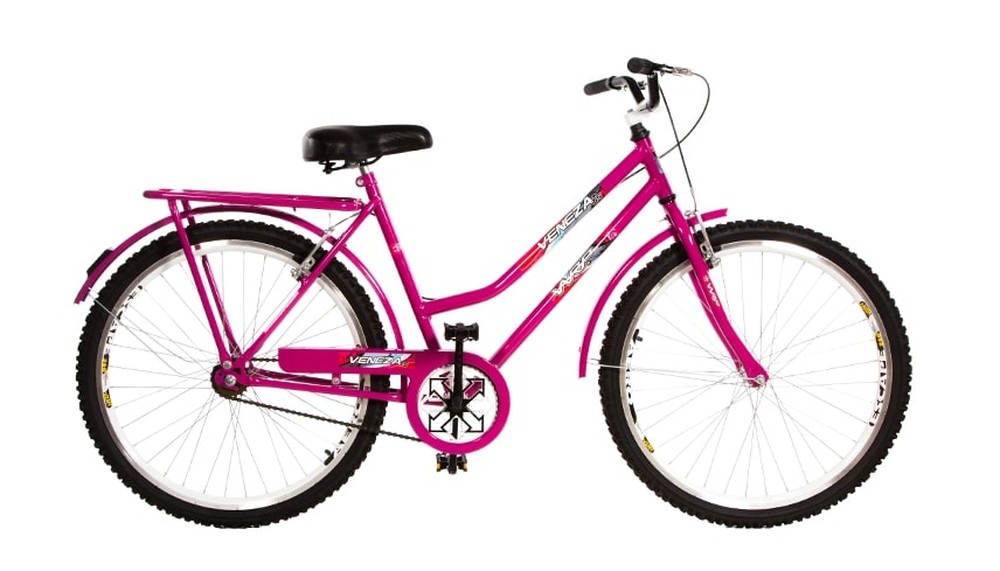 BICICLETA ARO 26 VERONA SPORT DISCO ROSA NEON WRP